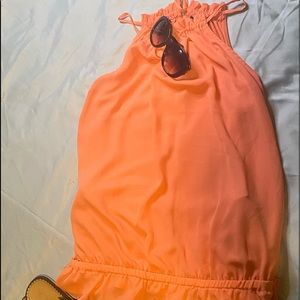 Apricot sleeveless top